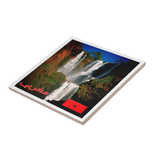 zMA006 MOROCCO, d'Ouzoud Falls, Africa, Ceramic Tile