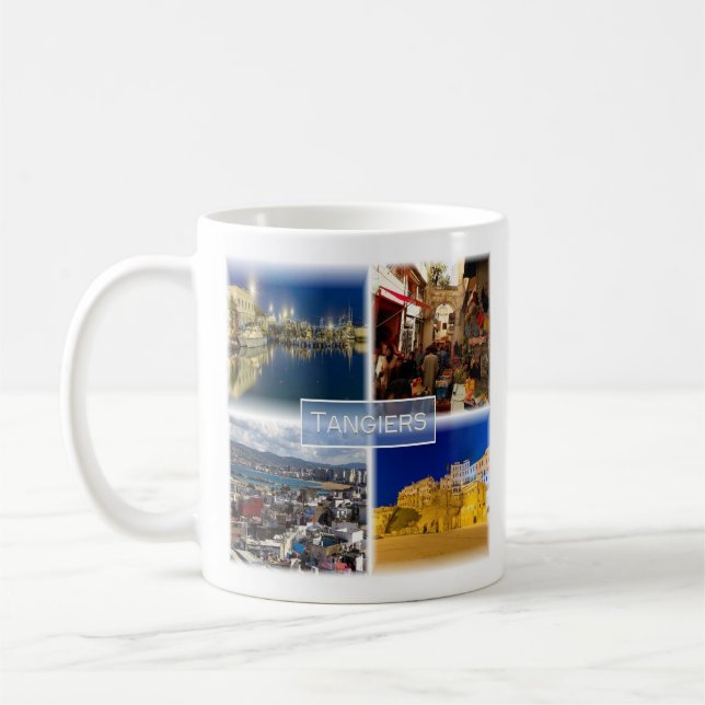 zMA012 TANGIERS, Mosaic, Morocco, Africa, Coffee M Coffee Mug (Left)