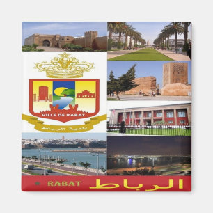 zMA019 RABAT, Mosaic, Morocco, Africa, Fridge Magnet