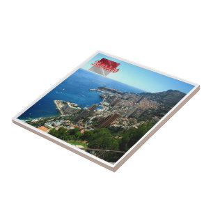 zMC010 PRINCIPALITY OF MONACO, view Ceramic Tile