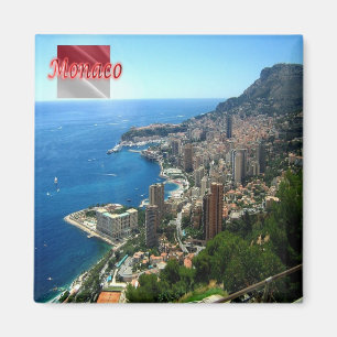 zMC010 PRINCIPALITY OF MONACO, view Magnet