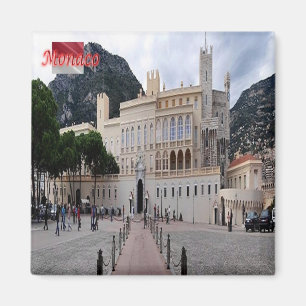 zMC012 PALAIS, Monaco, Fridge Magnet