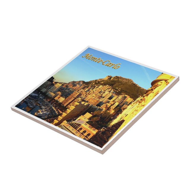 zMC015 MONTE CARLO, Monaco, Ceramic Tile (Side)