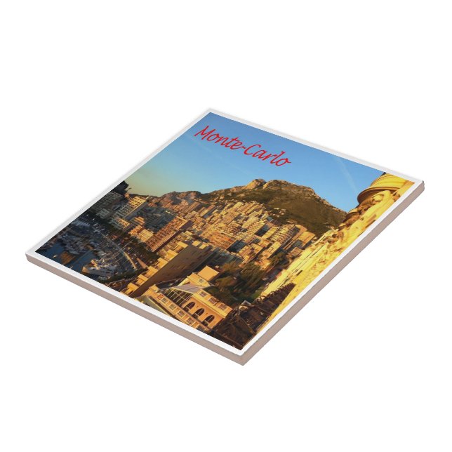 zMC016 MONTE CARLO, Monaco, Ceramic Tile (Side)