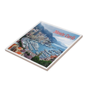 zMC018 MONTE CARLO Panorama, Monaco, Ceramic Tile