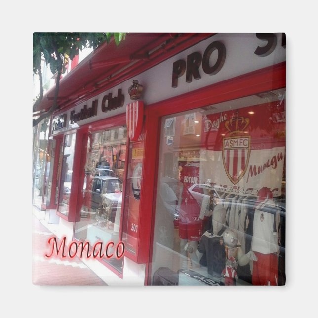 zMC040 SHOP IN MONACO, Fridge Magnet (Front)