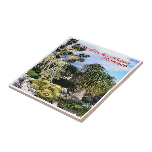 zMC047 EXOTIC GARDEN, Monaco, Ceramic Tile (Side)