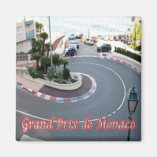 zMC051 GRAND PRIX, Monaco, Fridge Magnet