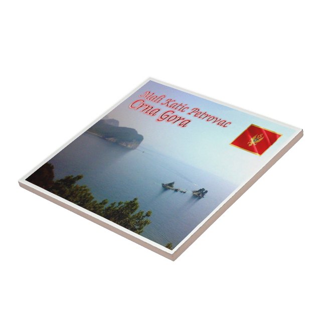 zME015  MALI KATIC PETROVAC, Montenegro, Ceramic Tile (Side)