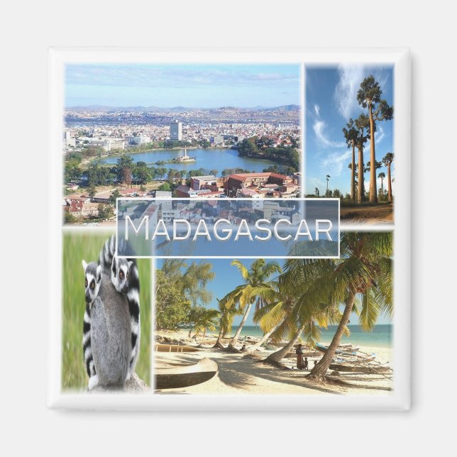zMG014 MADAGASCAR, Antananarivo, Africa, Fridge Magnet (Front)