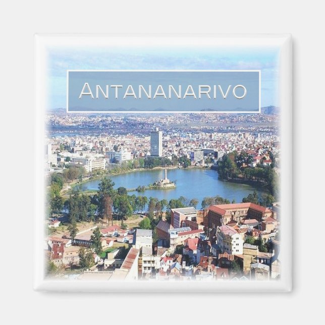 zMG015 ANTANANARIVO, Madagascar, Africa, Fridge Magnet (Front)