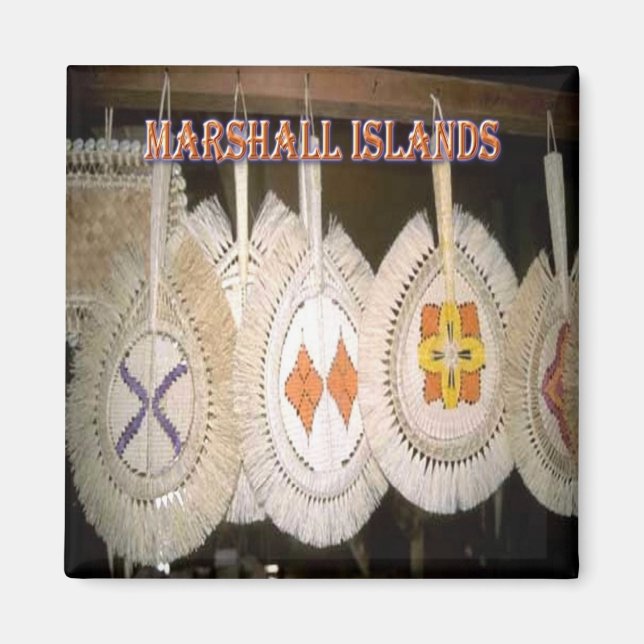 zMH003 MAJURO, MARSHALL, Fridge Magnet (Front)