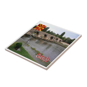 zMK005 SKOPJE, North Macedonia, Ceramic Tile