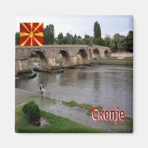 zMK005 SKOPJE, North Macedonia, Europe Magnet