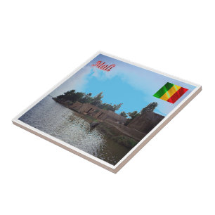 zML007 MALI, Kakalodaga, Africa, Ceramic Tile