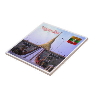 zMM004 NAYPYIDAW, Myanmar Burma, Asia, Ceramic Tile