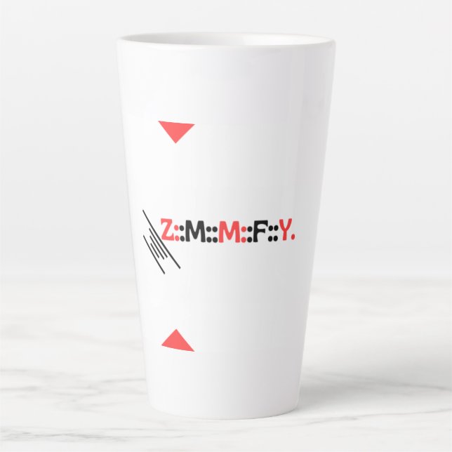 ZMMFY Modern Latte Mug (Front)