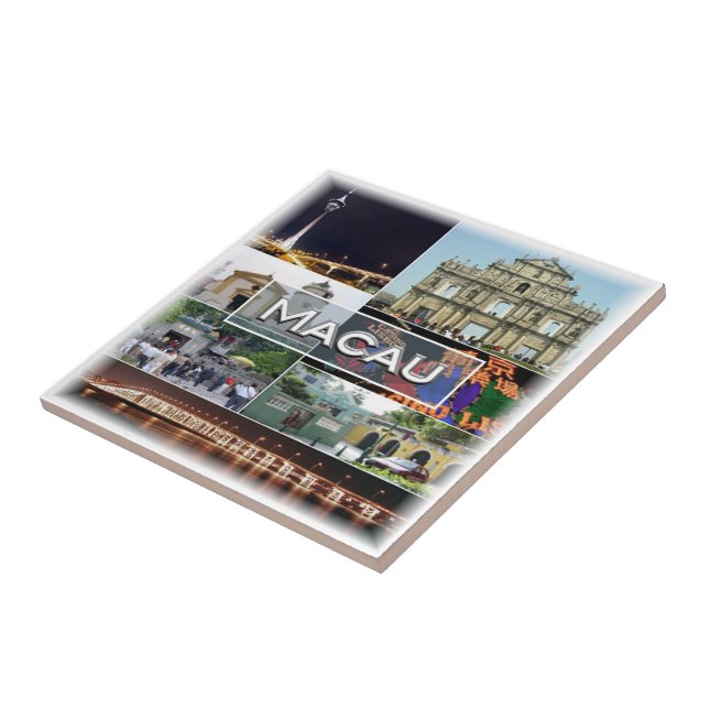 zMO005 MACAU OR MACAO, Asia, Ceramic Tile (Side)