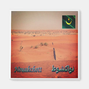 zMR010 NOUAKCHOTT, Panorama, Mauritania, Fridge Magnet