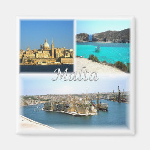 zMT006 VALLETTA, Malta, Europe, Fridge Magnet