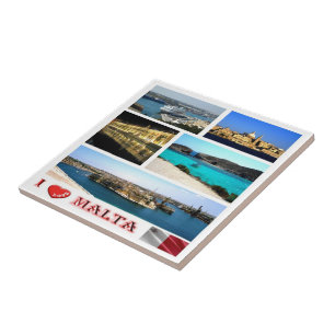 zMT007 MALTA "I Love", Ceramic Tile