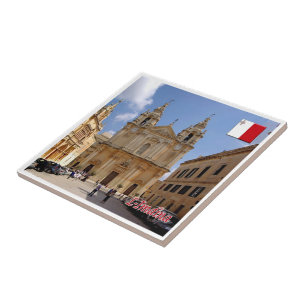 zMT008 MDINA "The Silent City", Malta, Ceramic Tile