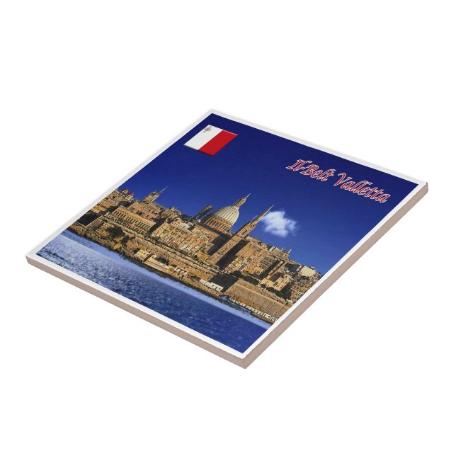 zMT012 IL BELT VALLETTA Humilissima Civita, Ceramic Tile (Side)