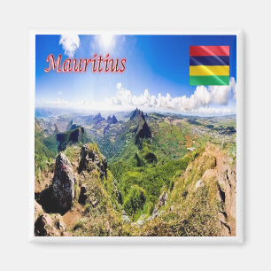 zMU008 MAURITIUS, Panorama, Africa, Fridge Magnet