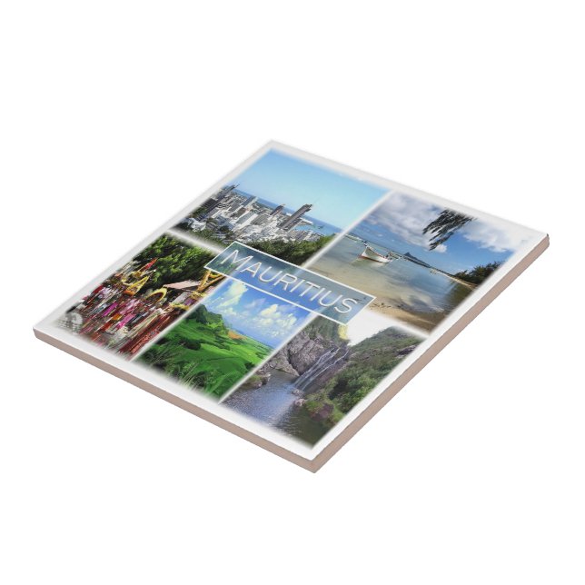 zMU022 PORT LOUIS, Mosaic, Africa, Ceramic Tile (Side)