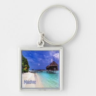 zMV004 islands MALDIVES beach, Asia, Key Ring