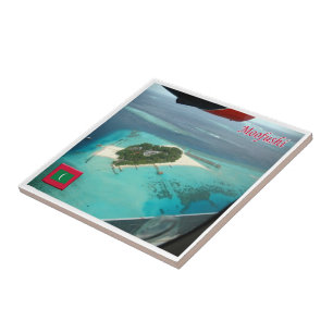 zMV010 MOOFUSHI, Maldives, Asia, Ceramic Tile