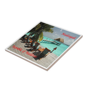 zMV016 MADOOGALI, Maldives, Asia,  Ceramic Tile