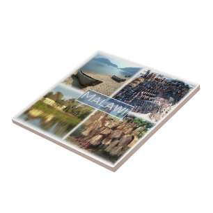 zMW010 MALAWI, Mosaic, Africa, Ceramic Tile