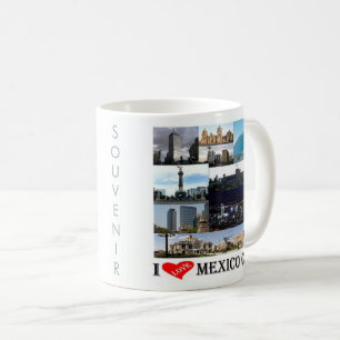zMX008 mosaic of MEXICO CITY I Love, Coffee Mug