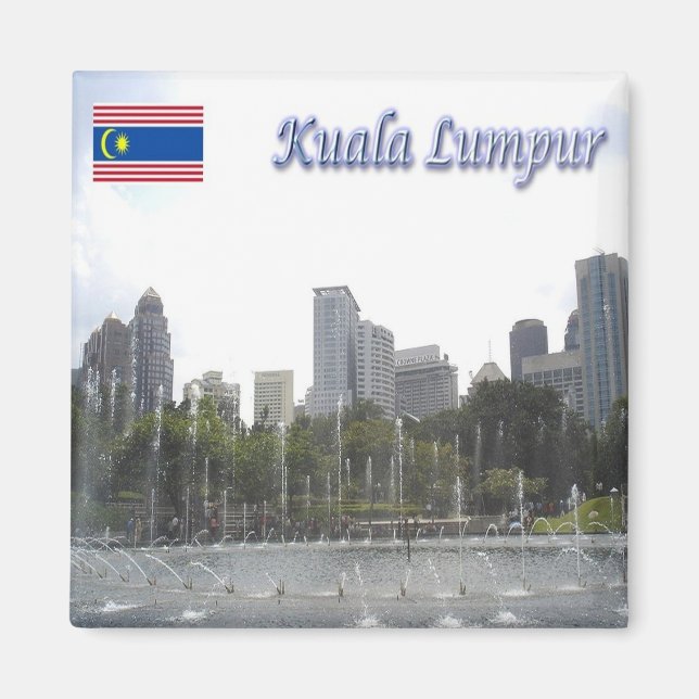 zMY012 CITY CENTRE PARK Kuala Lumpur, Malaysia, Magnet (Front)