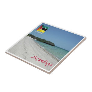 zMZ004 MOZAMBIQUE, Beach, Africa, Ceramic Tile