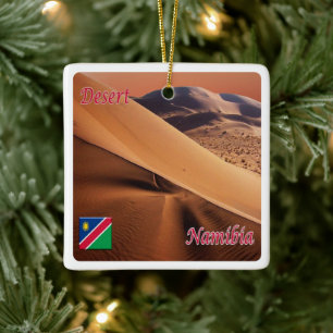 zNA003 NAMIBIA, Desert, Africa, Ceramic Ornament