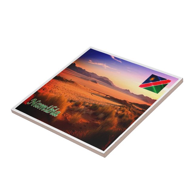 zNA005 NAMIBIA Desert, Africa, Ceramic Tile (Side)
