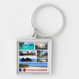 zNC003 NEW CALEDONIA, mosaic, Oceania, Key Ring
