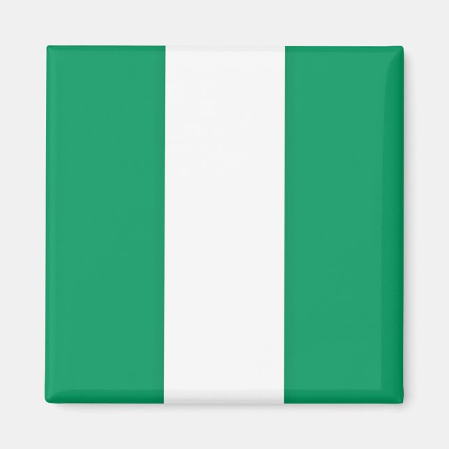 zNG001 NIGERIA, Waving Flag, Africa, Fridge Magnet (Front)