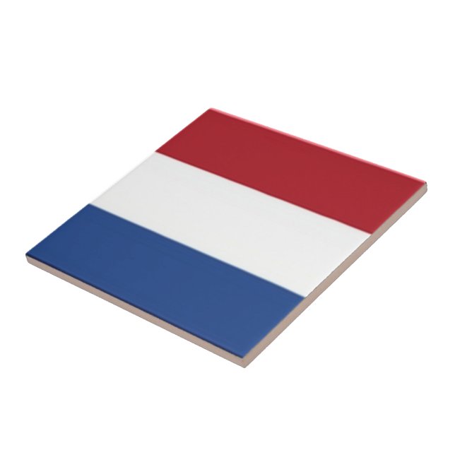 zNL001 DUTCH FLAG, Netherlands, Holland, Ceramic Tile (Side)