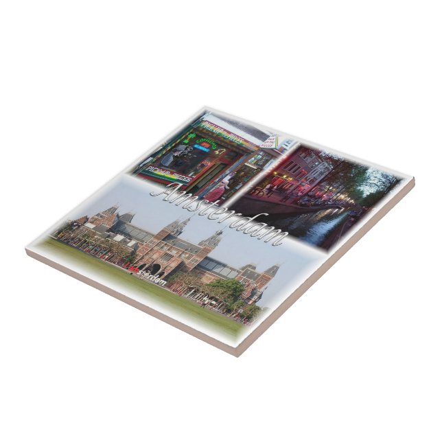 zNL003 AMSTERDAM, Netherlands Holland, Ceramic Tile (Side)