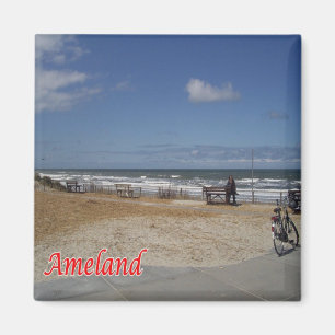 zNL016 AMELAND, Frisian Islands, Holland, Fridge Magnet