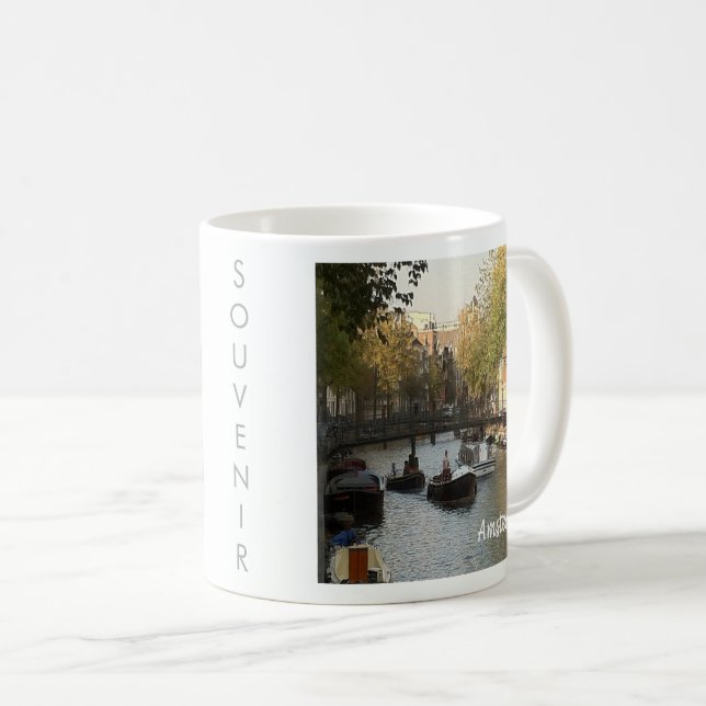 zNL017 AMSTERDAM navigable canal, Coffee Mug (Front Right)