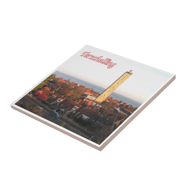 zNL019 TERSCHELLING Dutch Frisian Islands, Ceramic Tile (Side)