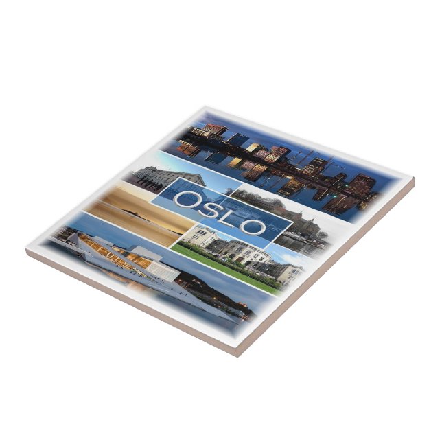 zNO006 OSLO, Norway, Europe, Ceramic Tile (Side)