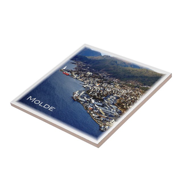 zNO012 MOLDE, Norway, Europe, Ceramic Tile (Side)