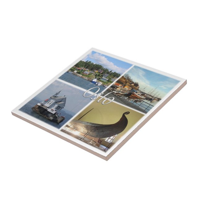 zNO013 OSLO, Norway, Europe, Ceramic Tile (Side)