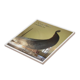 zNO031 VIKING SHIP MUSEUM, Norway, Europe, Ceramic Tile