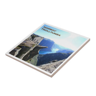 zNO032 TROLLTUNGA panorama, Norway, Ceramic Tile